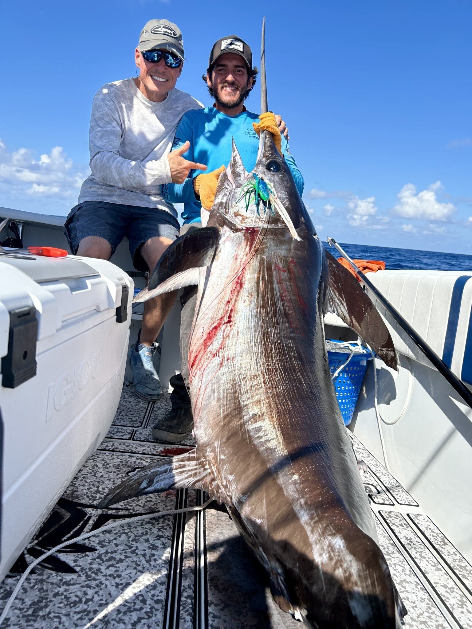 Big swordfish catches on the incline locally!