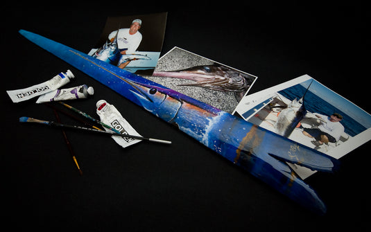 RJ Boyle Painted Swordfish Bills