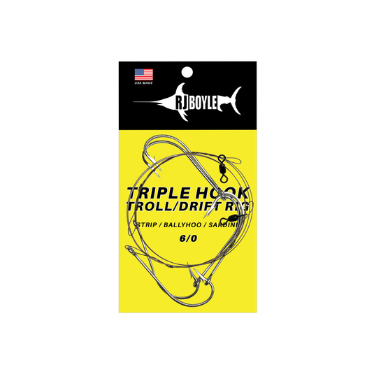 RJ Boyle Triple Hook Troll/Drift Rig - RJ Boyle