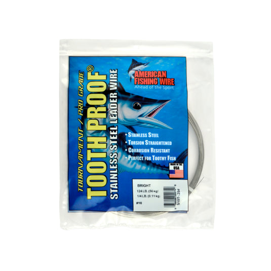 AFW Tooth Proof Stainless Steel Leader Wire - 30ft - RJ Boyle