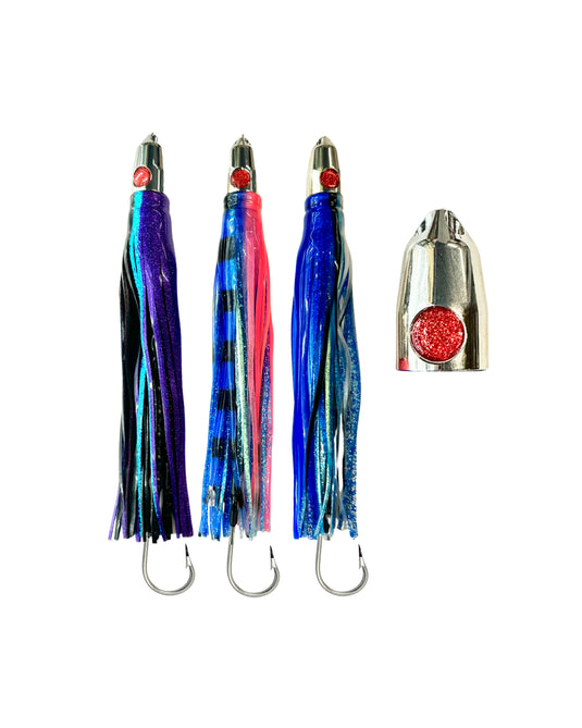 RJ Boyle Chrome Wahoo Trolling Jet - 4 Hole - RJ Boyle