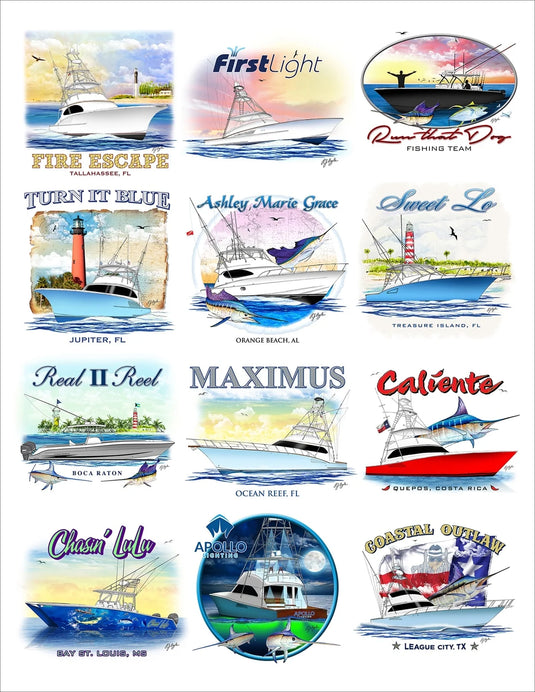 Full Color - Boat Designs