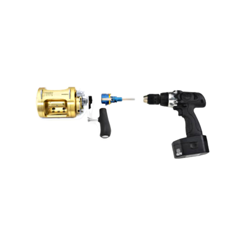 drill adapter for fishing reel The 'Reel Crankie'