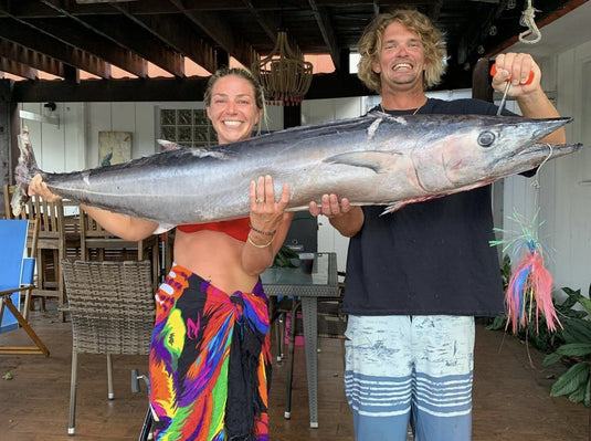 Slob Wahoo Caught on the Troll!