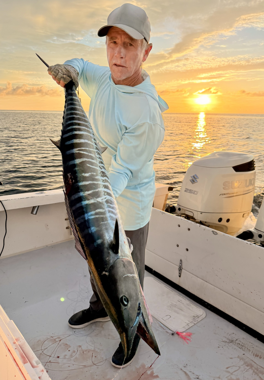 Wahoo bite stay hot even after the full moon. 