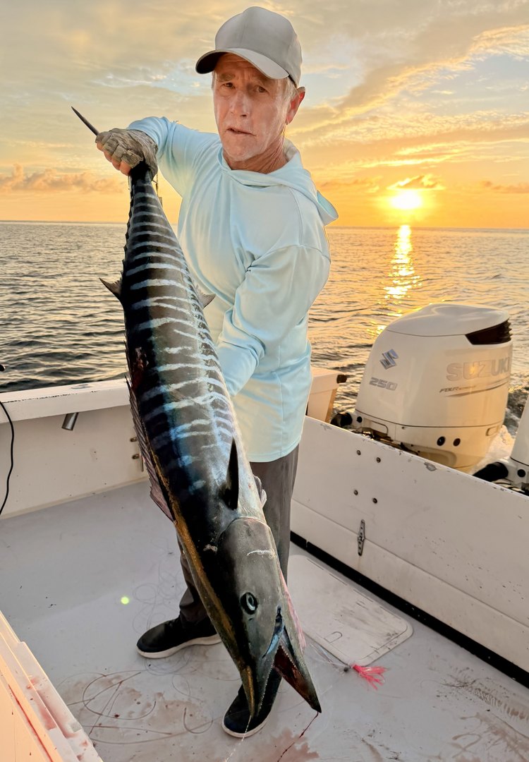 Wahoo bite stay hot even after the full moon. 