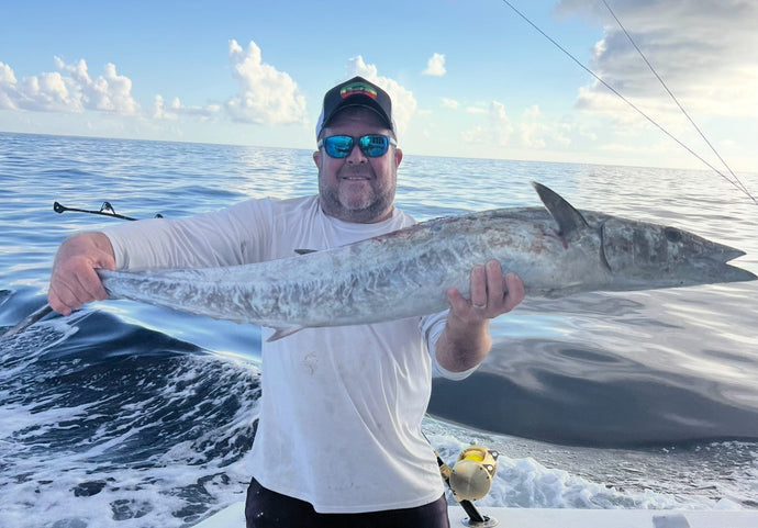 As the storm rolls by, high surf and humid conditions produce some nice wahoo locally.