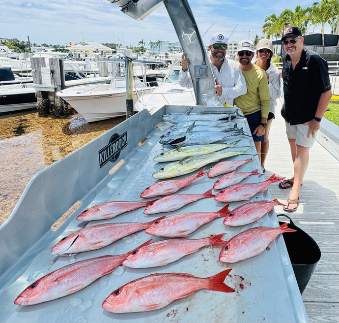 Seaweed and snapper on tap for the weekend.