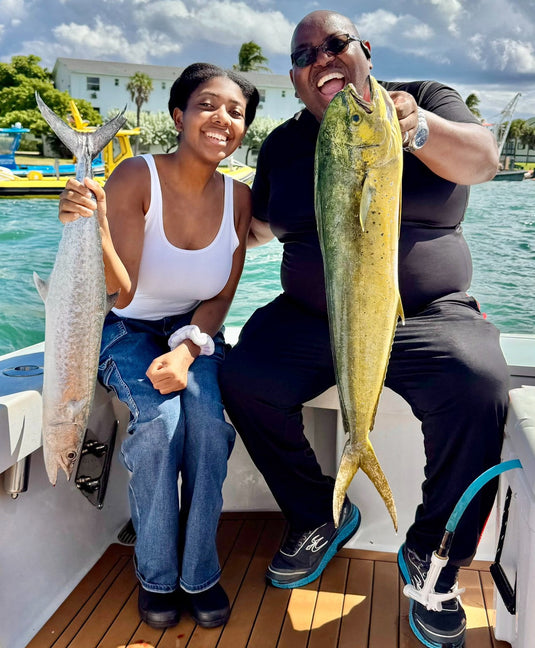 The fishing is consistent nearshore and offshore but check the weather before you leave!