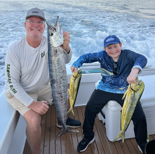 Overall fishing slows down a bit but mahi and wahoo bite stays consistent.