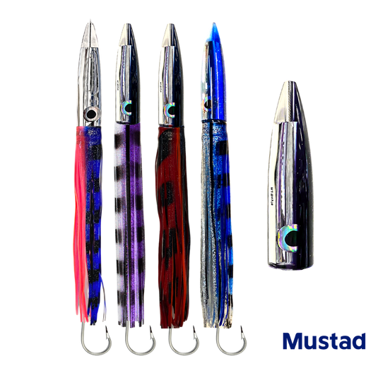 RJ Boyle Wahoo High Speed Trolling Rig - Mirrored Bullet
