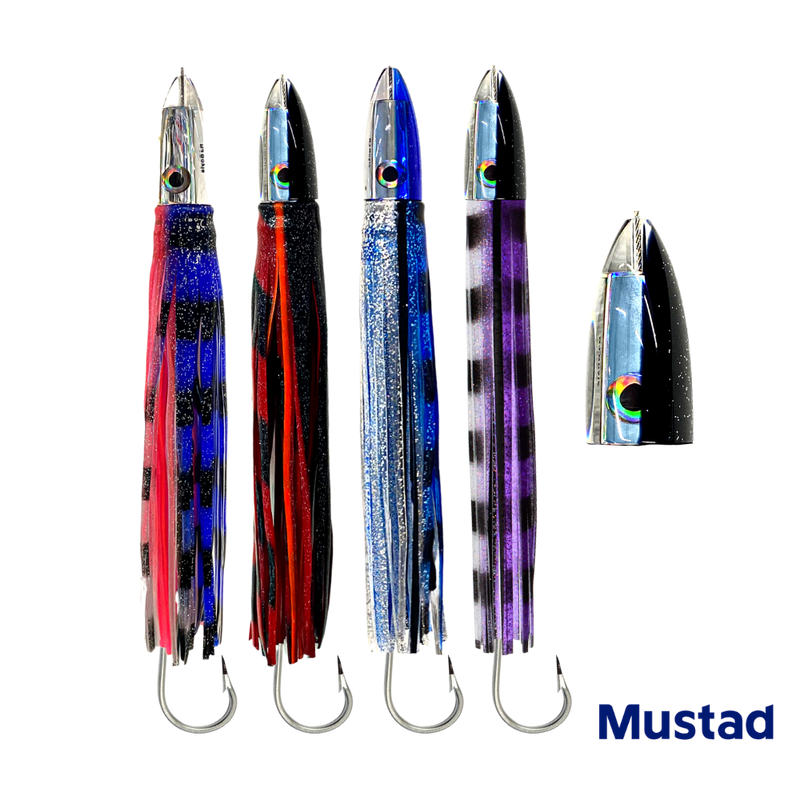 Load image into Gallery viewer, RJ Boyle Wahoo High Speed Trolling Rig - Mirrored Dart
