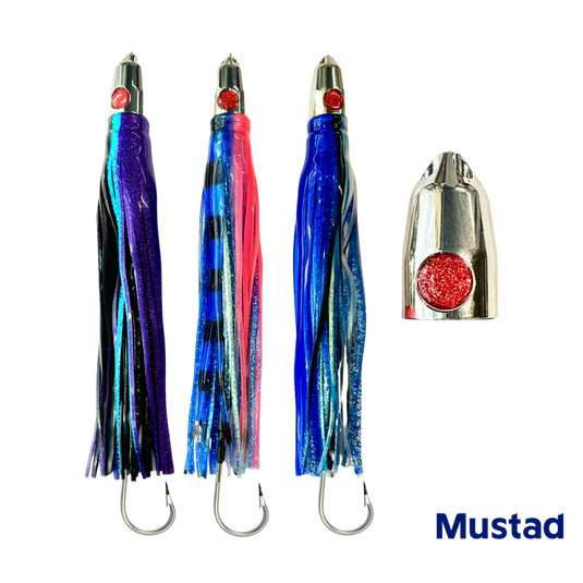RJ Boyle Wahoo High Speed Trolling Rig - Chrome Jet - 4 Hole