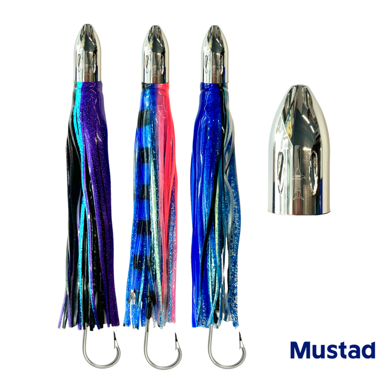 Load image into Gallery viewer, RJ Boyle Wahoo High Speed Trolling Rig - Chrome Jet - 6 Hole
