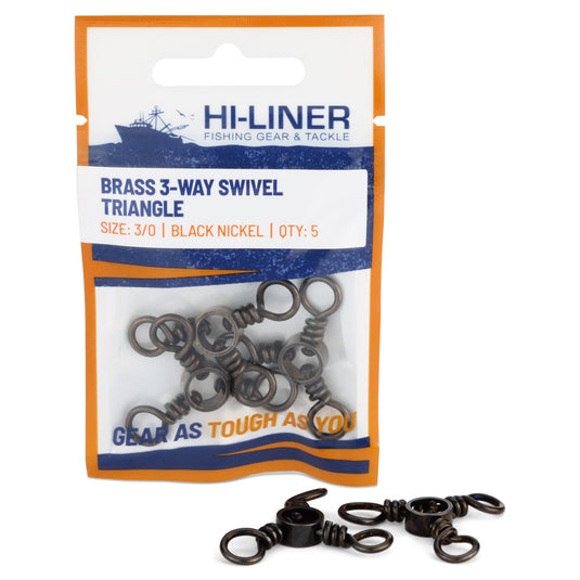 Hi-Liner Brass 3-Way Swivels (Triangle)