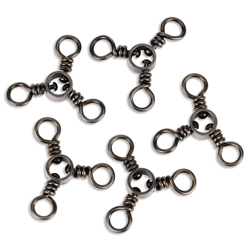 Load image into Gallery viewer, Hi-Liner Brass 3-Way Swivels (Triangle)
