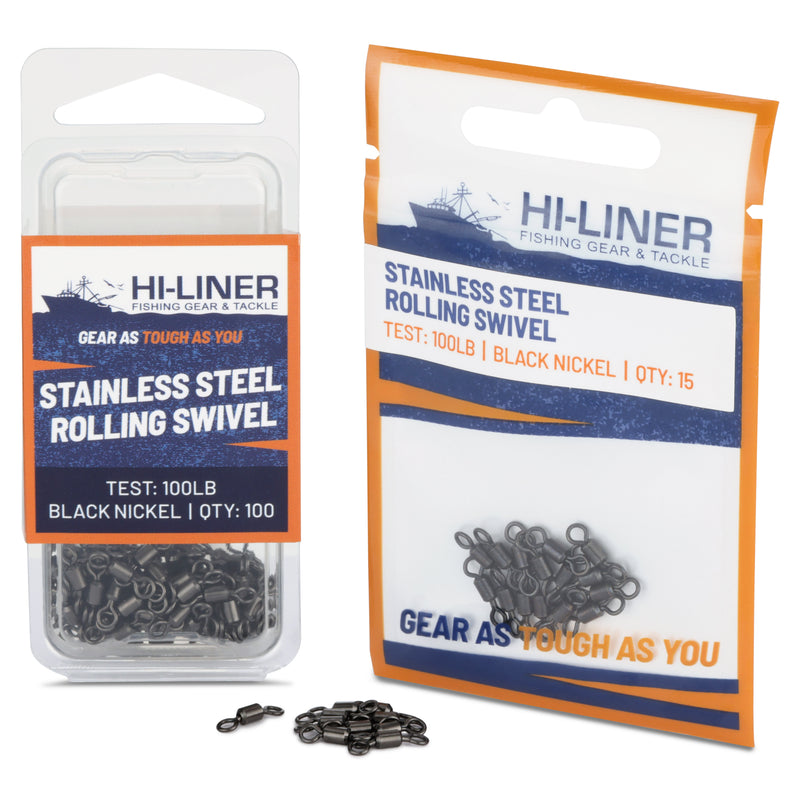 Load image into Gallery viewer, Hi-Liner Stainless Steel Rolling Swivels
