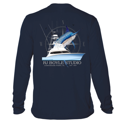 Lucky Marlin - Vapor Long Sleeve UPF 50+ - RJ Boyle