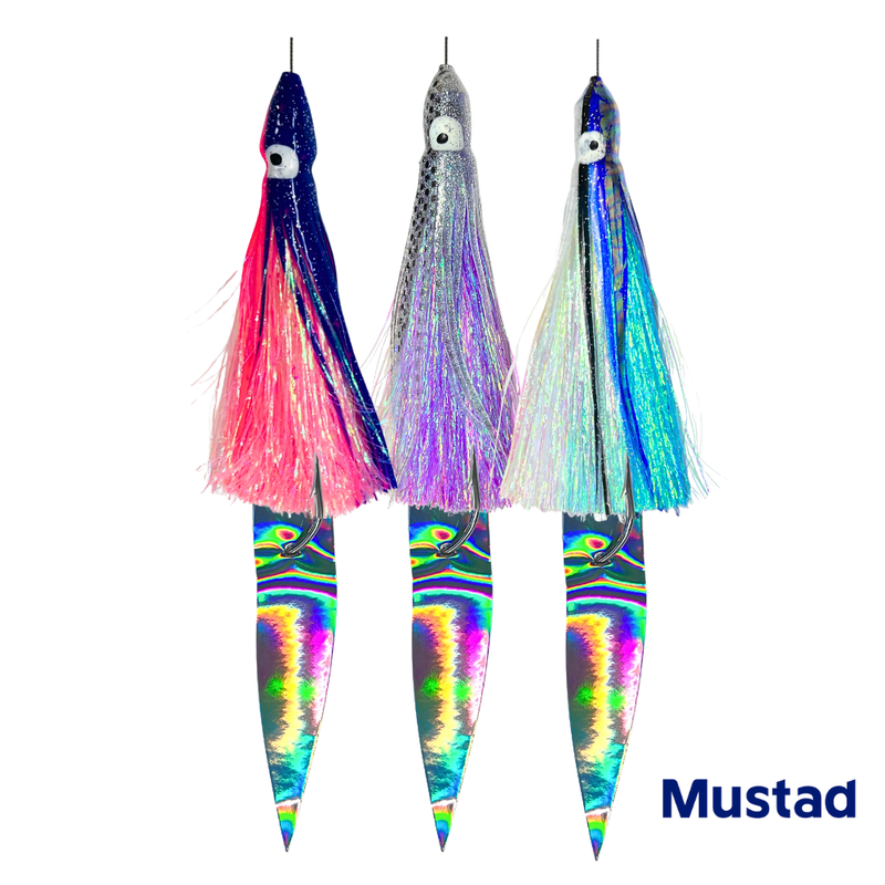 Load image into Gallery viewer, RJ Boyle Pelagic Pom Pom with Artificial Bonito Strip
