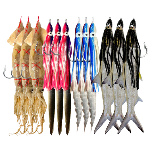 RJ Boyle variety pack tackle assortment displayed for fishing use