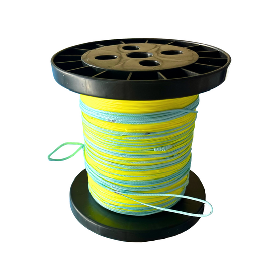RJ Boyle universal swordfish buoy spools tackle gear, shown in a compact spool design