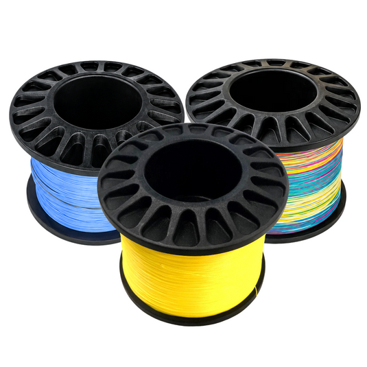 RJ Boyle LP Swordfish Buoy Spools tackle displayed together