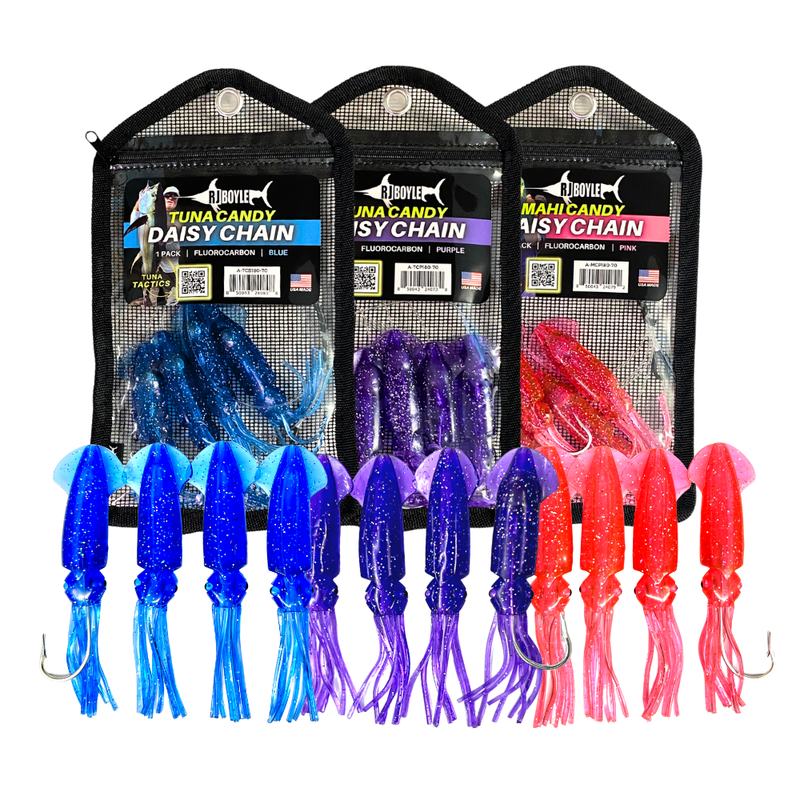 Load image into Gallery viewer, RJ Boyle Tuna / Mahi Candy - Daisy Chain
