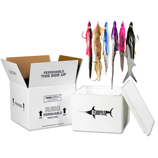 RJ Boyle Build Your Own Bait Cooler bundle with customizable fishing bait cooler components