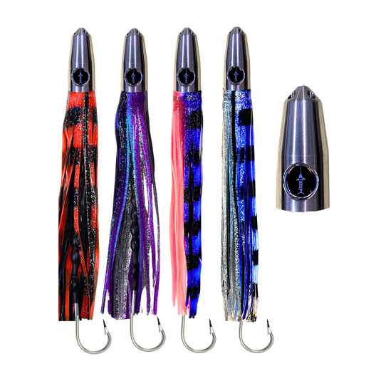 RJ Boyle Stainless Wahoo Trolling Rig - Jet
