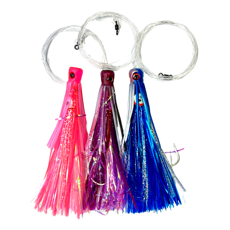 Load image into Gallery viewer, RJ Boyle Mahi Trolling Rig with Fluorocarbon (3 Pack)
