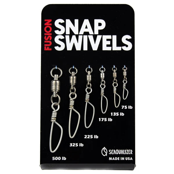 Load image into Gallery viewer, SeaQualizer Fusion Ball Bearing Snap Swivels
