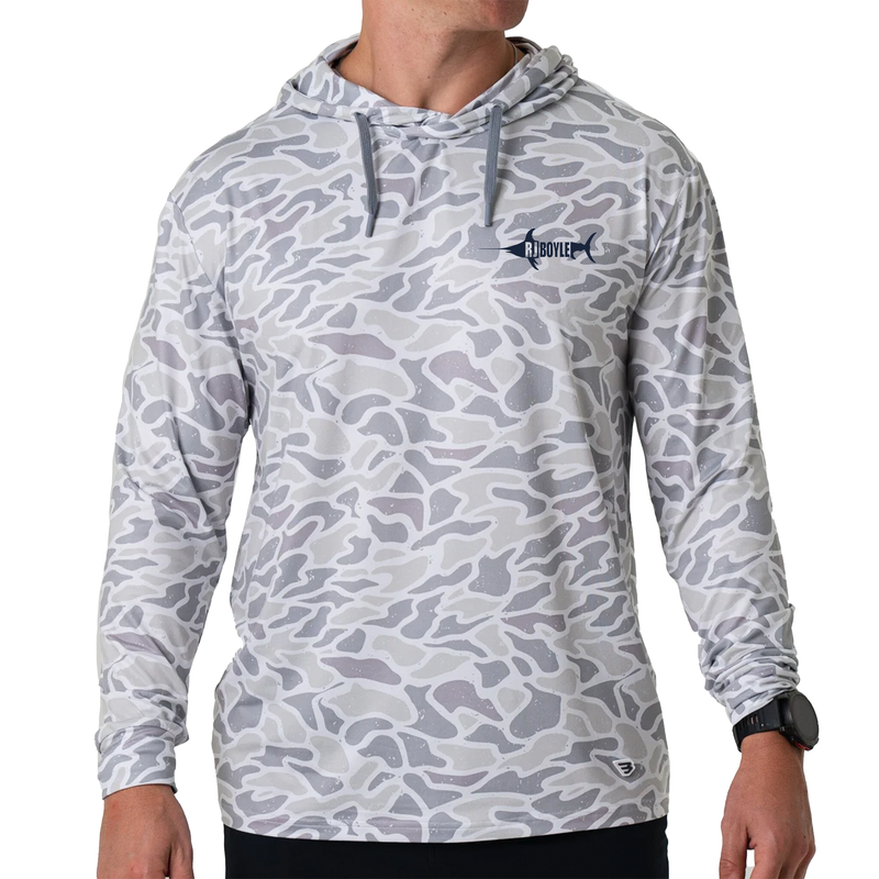 Load image into Gallery viewer, RJ Trolling Lures - BURLEBO Hoody UPF 50+
