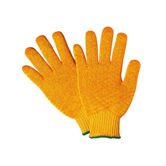 Tacky Grip Coated Knit Gloves - Orange - RJ Boyle