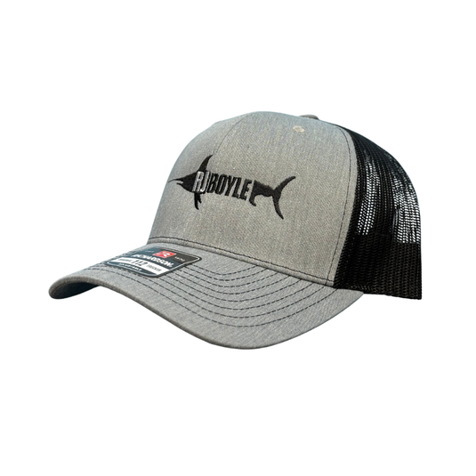 RJ Boyle Logo Snapback - Grey/Black Richardson 112 - RJ Boyle