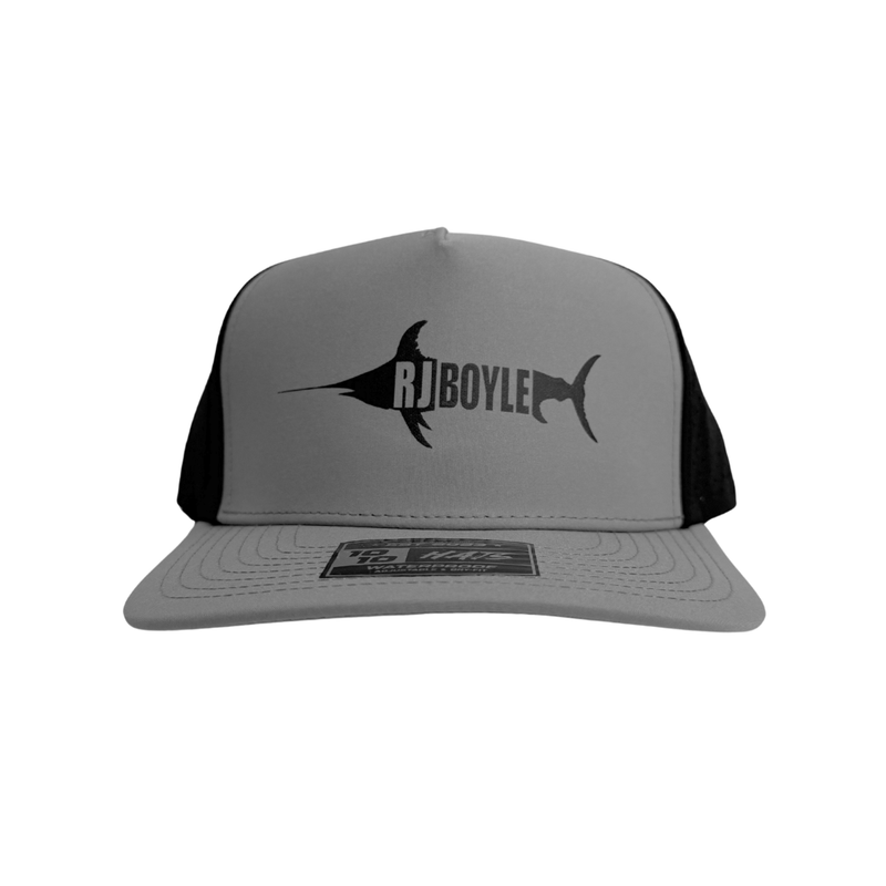 Load image into Gallery viewer, RJ Boyle Logo Grey/Back - 10/10 Hat - RJ Boyle
