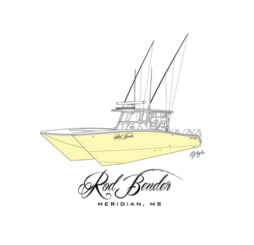 Line Art - Center Console 3D - RJ Boyle
