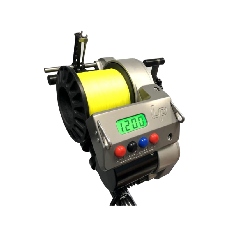 electric fishing reel'' - craigslist LP S2-1200 Reel Bass Getter Jig - The Lindgren garage organizer Color:Chartreuse/Blue back